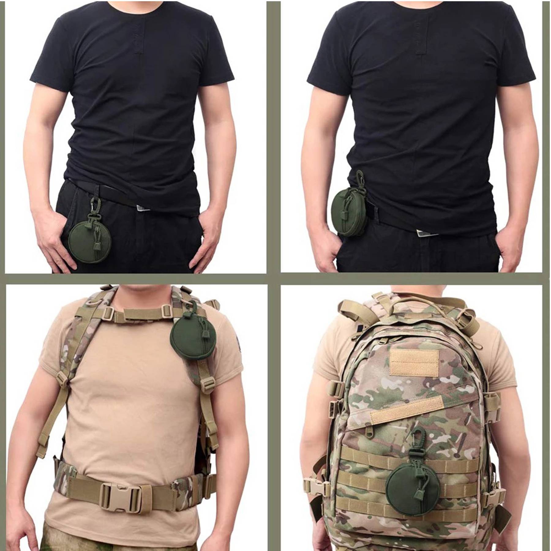 Portable Tactical Pouch With Hook 5