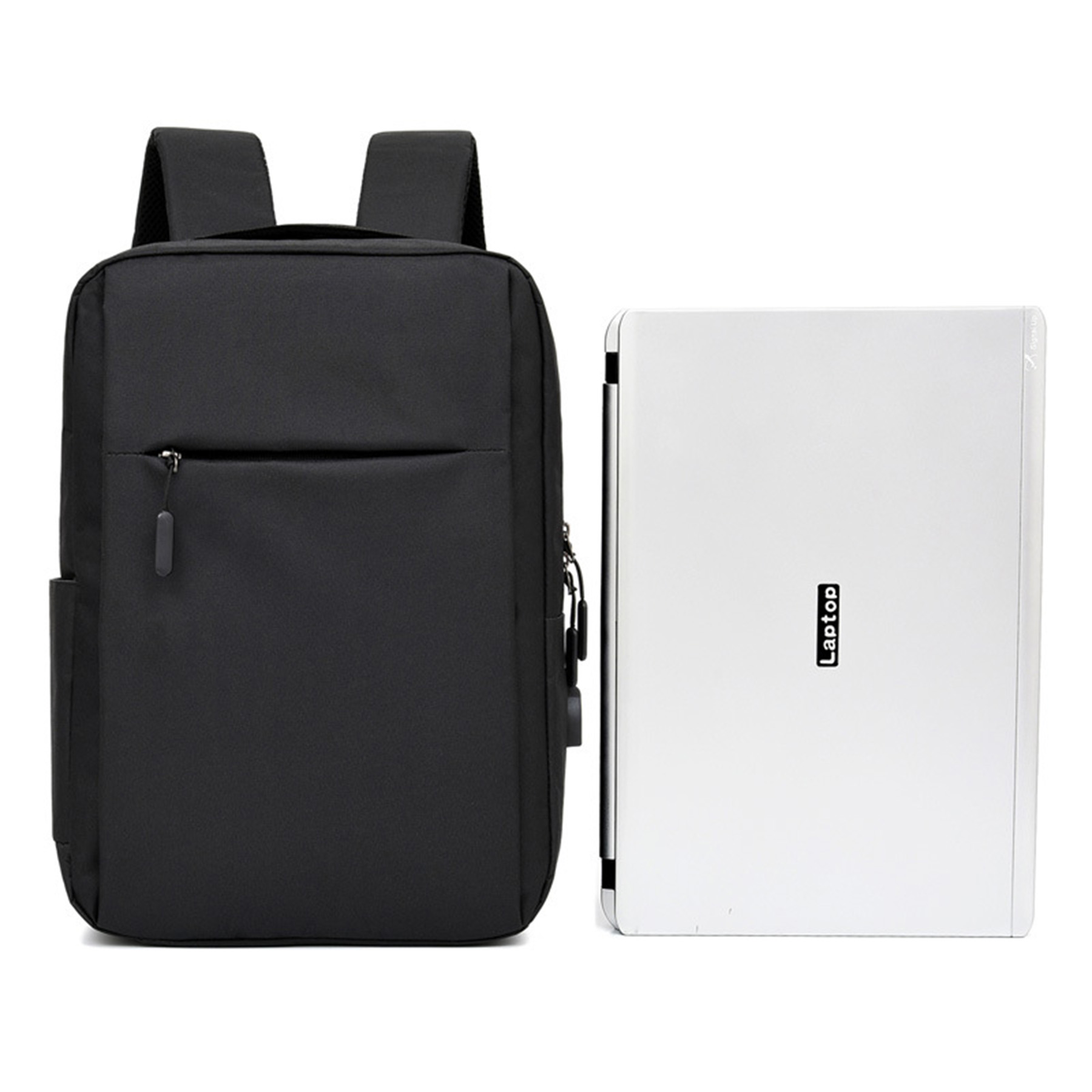 Anti-theft Travel Backpack with USB Charging Port 2
