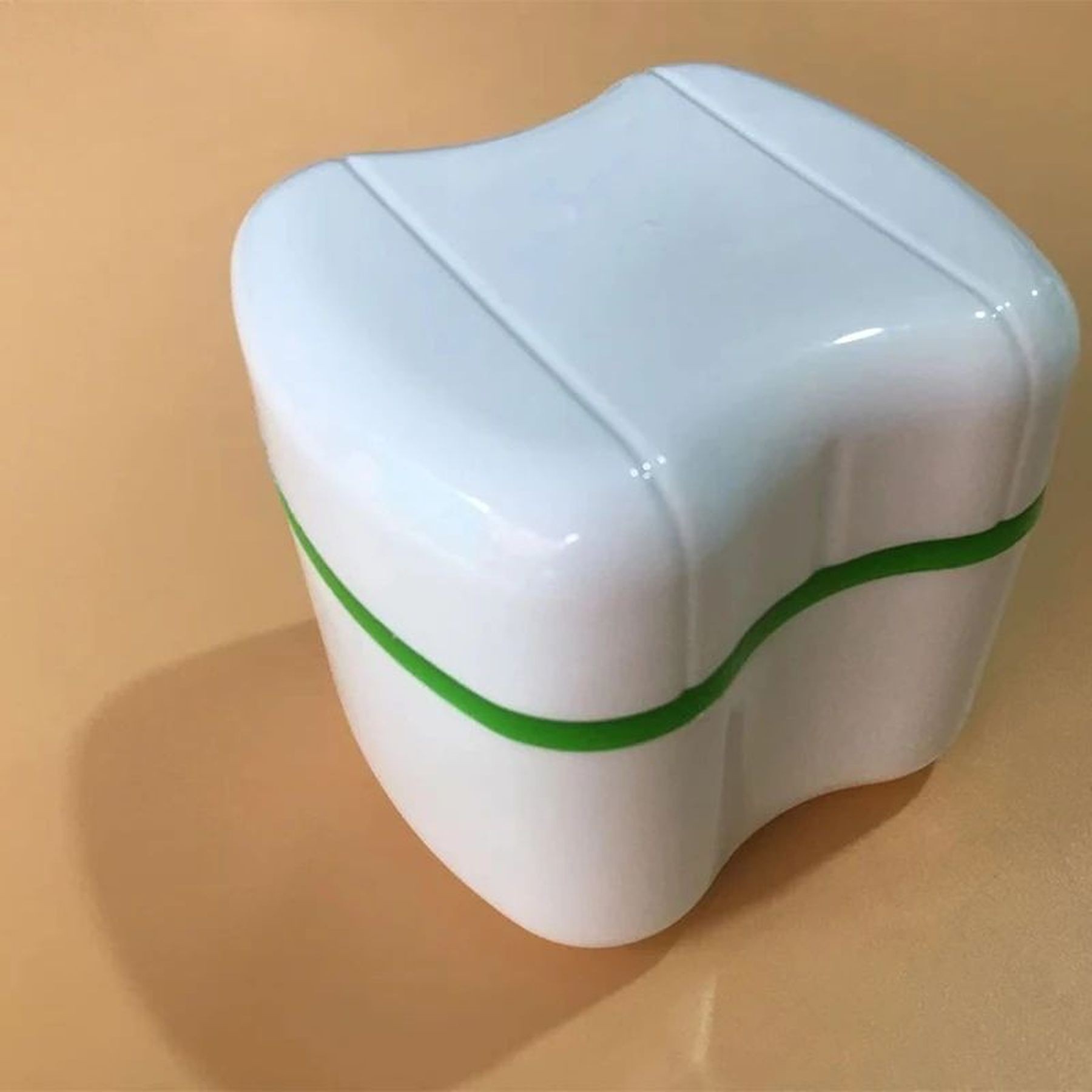 Denture Bath Case With Basket Retainer Soaking Box 2