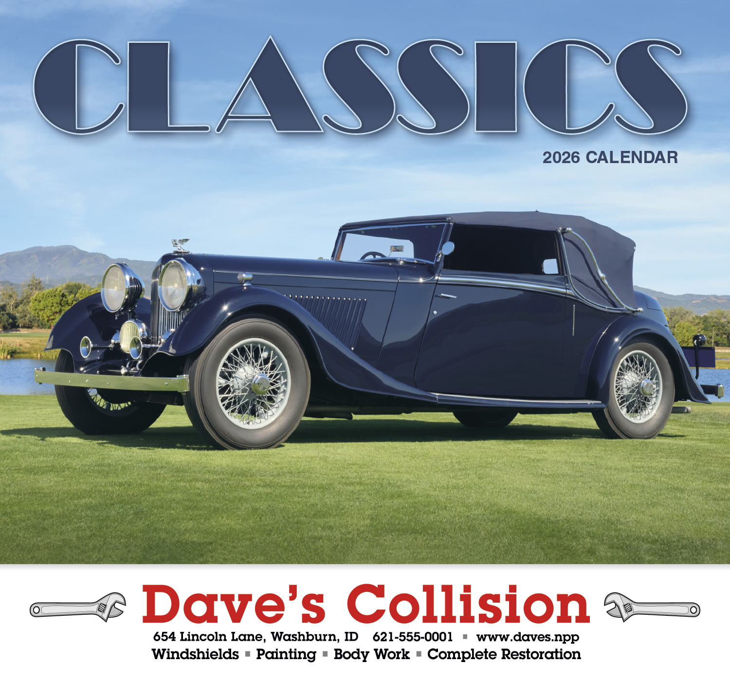 HotLine® Products Classics Appointment Calendar - Stapled 13