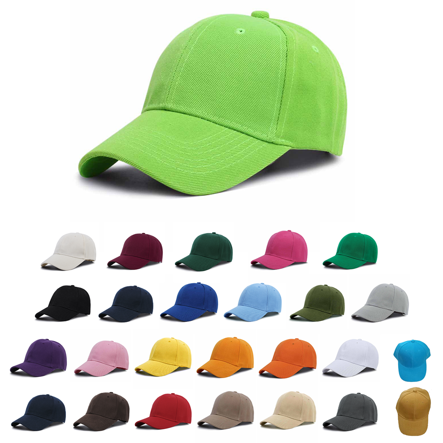Stock Solid Color Polyester 6-Panel Cap 10