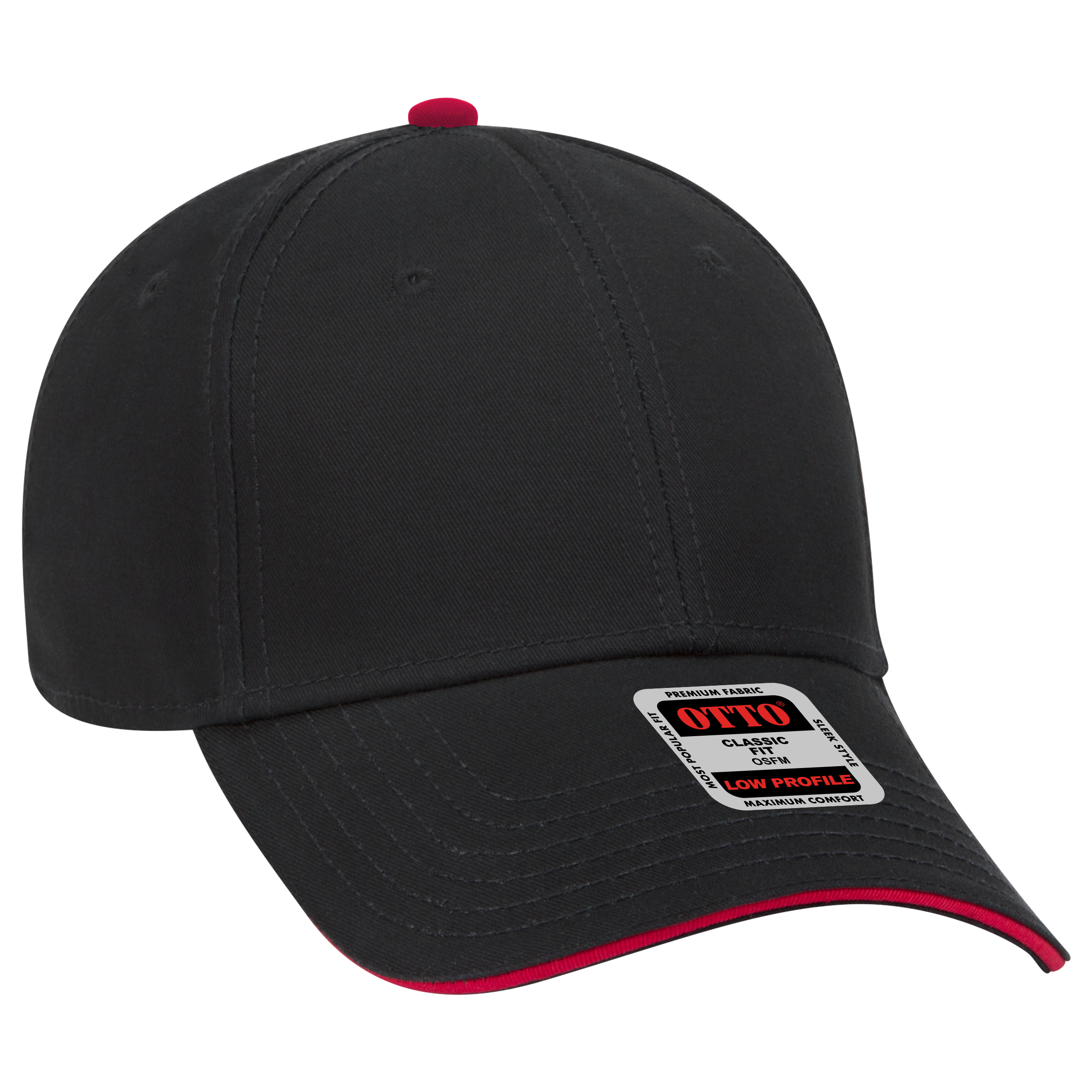 OTTO CAP 6 Panel Low Profile Baseball Cap