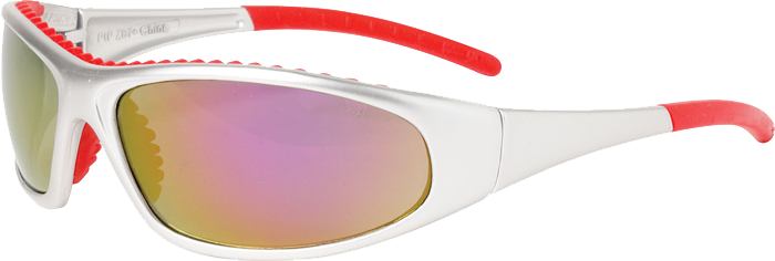 Bouton® Flashfire Red Mirror Glasses 3