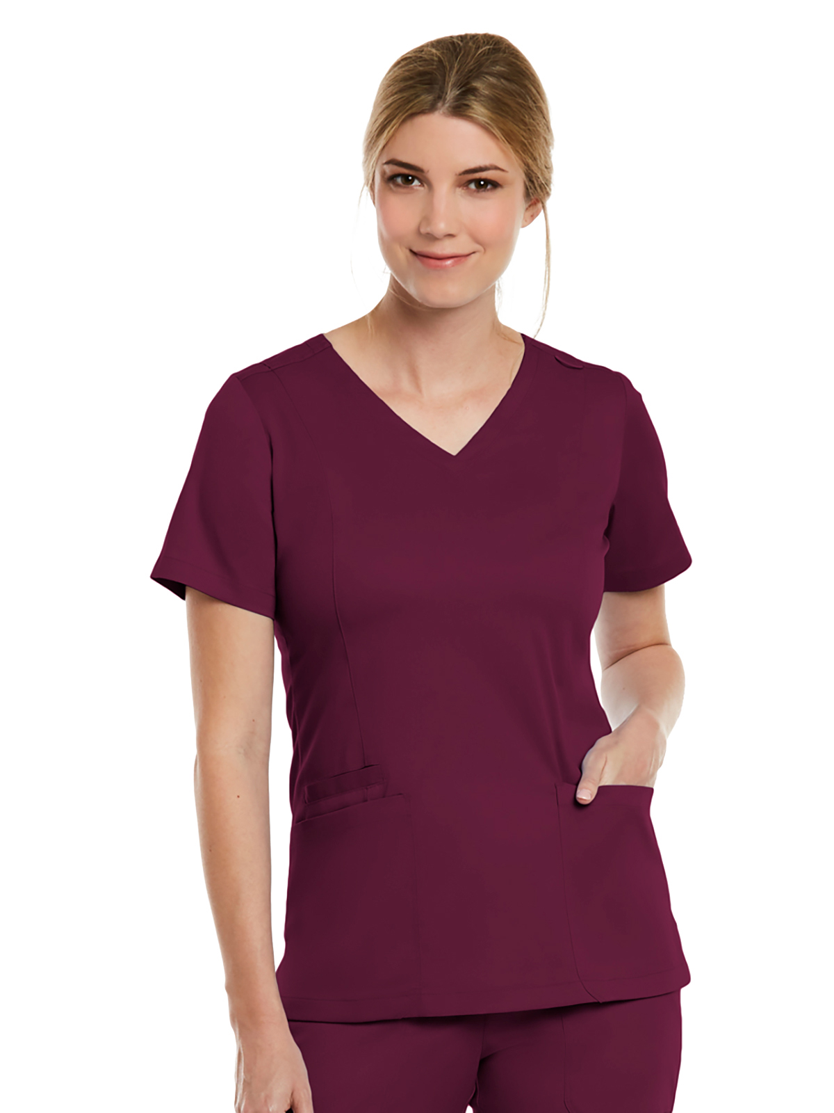 Maevn - Matrix - Women's Three-Pocket V-Neck Top 34