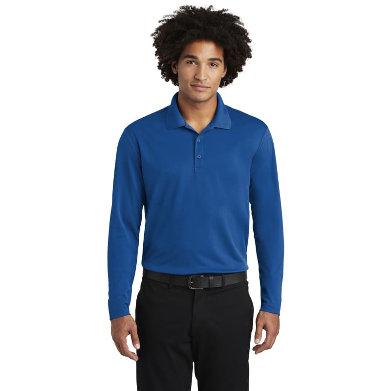 Sport-Tek PosiCharge RacerMesh Long Sleeve Polo. 36