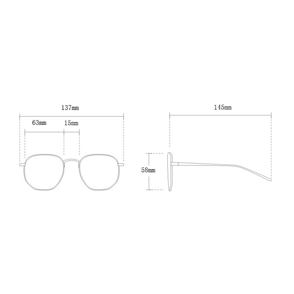 Thin frame retro sunglasses 2