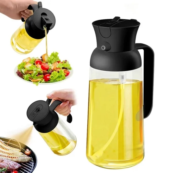 18oz two-in-one oil dispenser for cooking 4