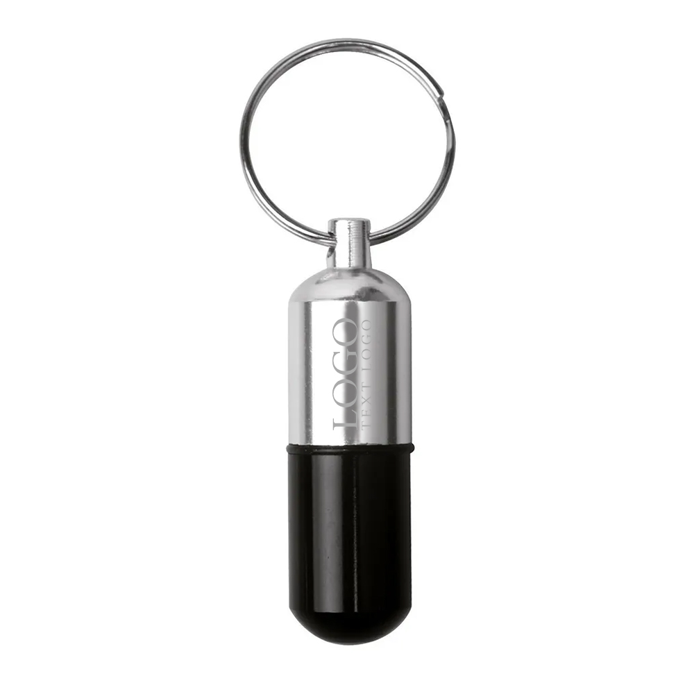 Custom Aluminium Pill Case Keychain 10