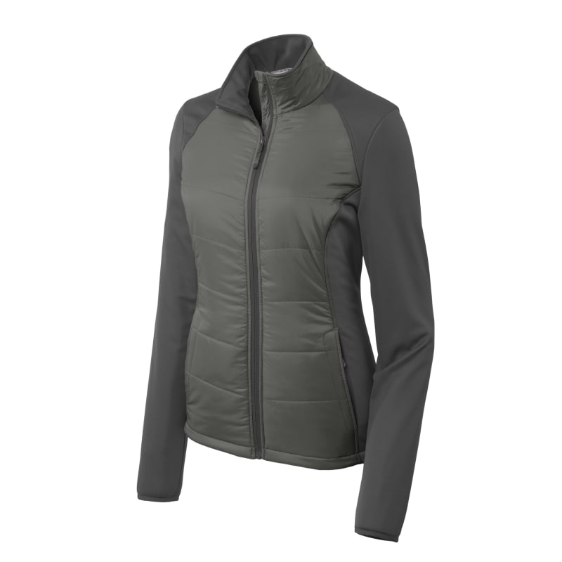 Port Authority Women's Hybrid Soft Shell Jacket. 2