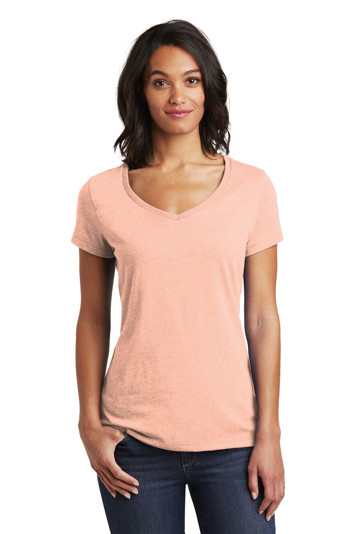 District Women's Very Important Tee V-Neck. DT6503 12