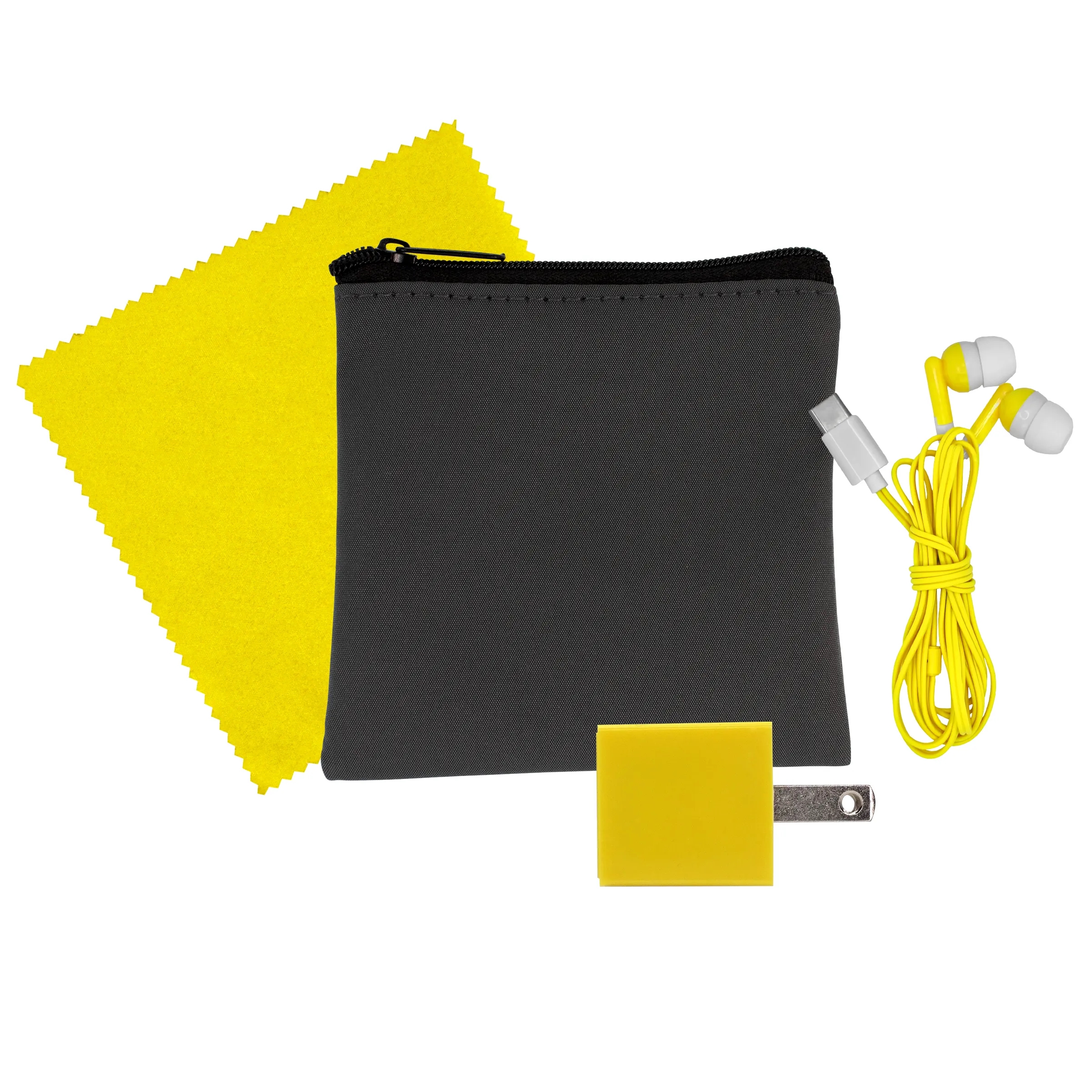 Exec Wall, Cloth & Type C Earbud Set 12