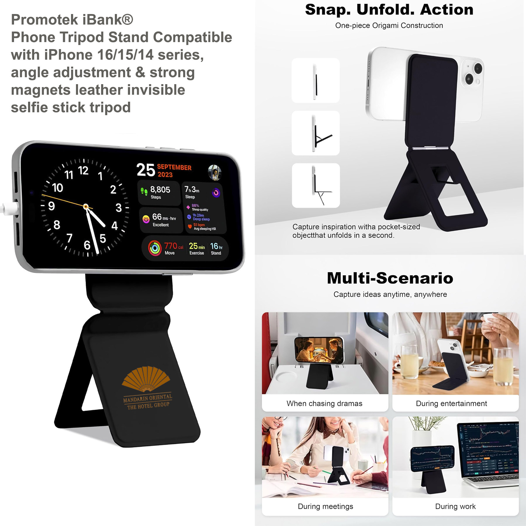 iBank ® Tripod Stand compatible with iPhone 17/16/15/14 1