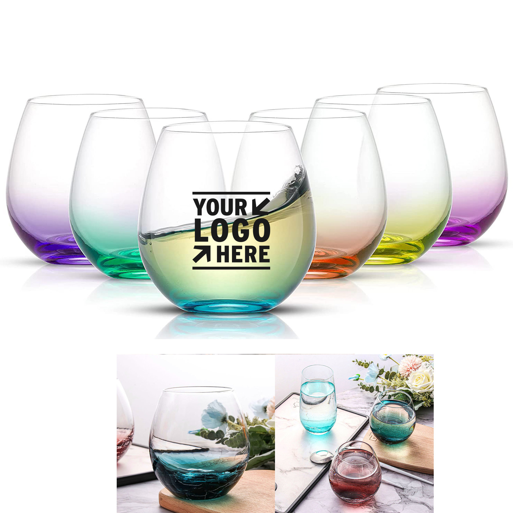 20 oz Stemless Wine Glass 2