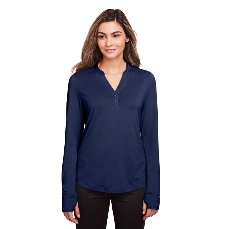 North End Ladies' Jaq Snap-Up Stretch Performance Pullover, custom hoodie or sweatshirt with logo imprint 2