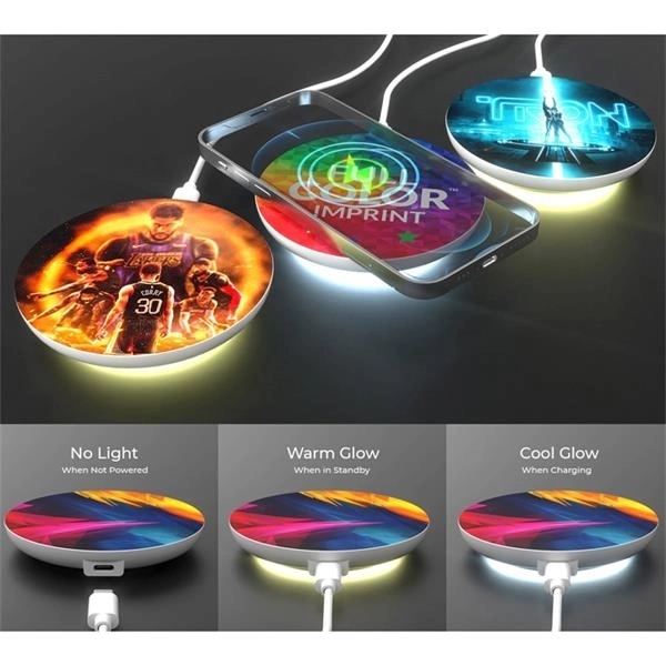 LED Light 15W Wireless Charger 2
