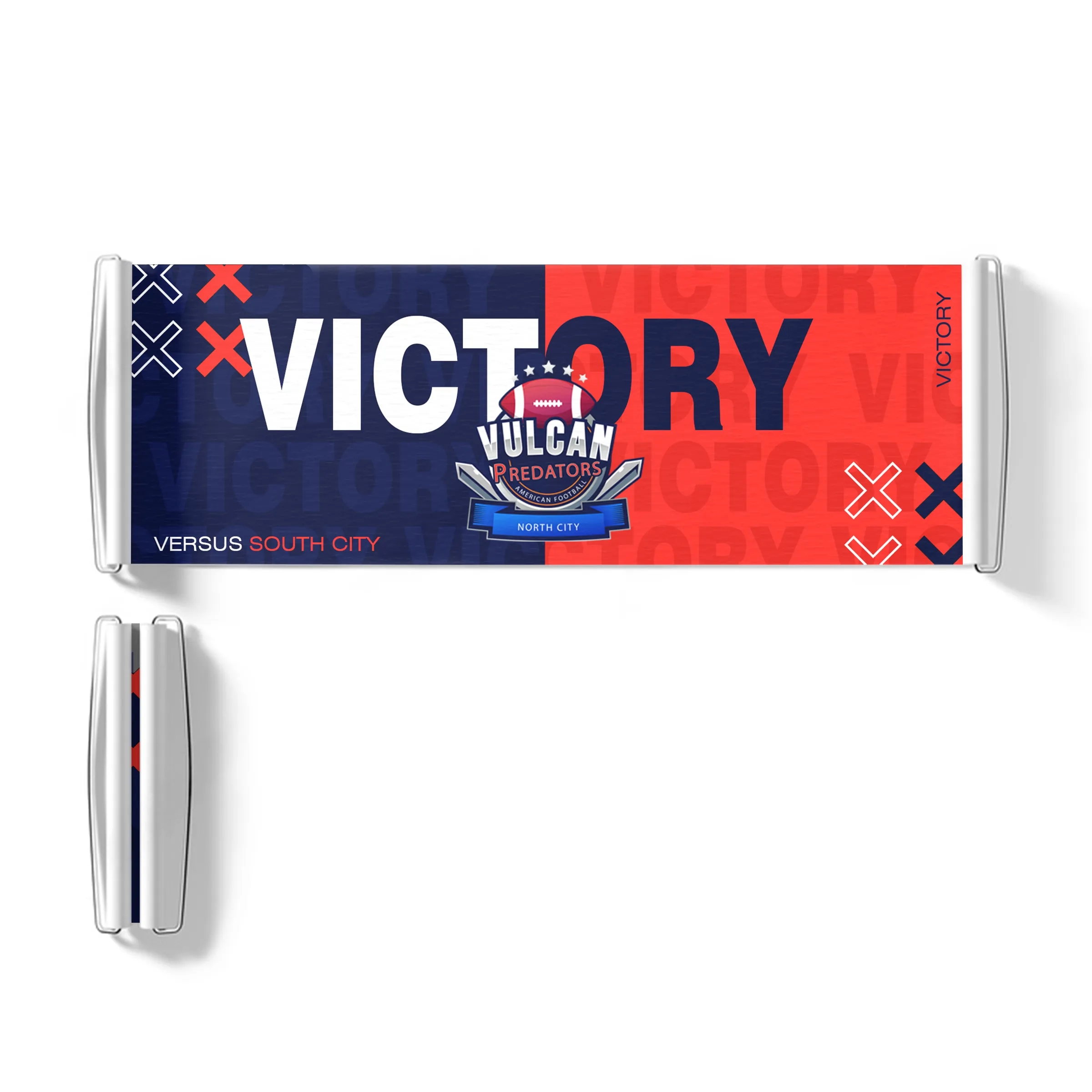 7" x 18" Custom Scroll Banner - Single Sided 6