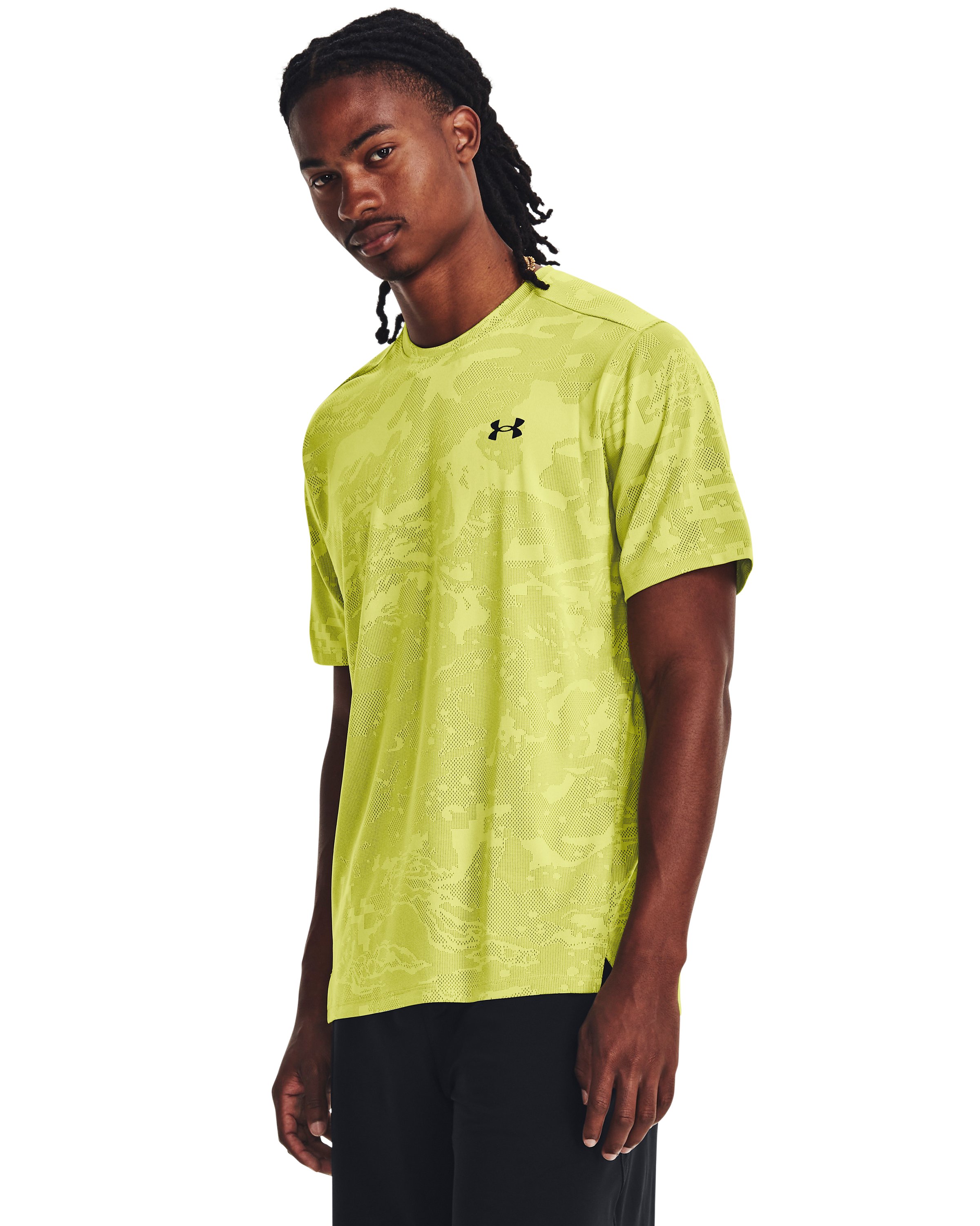 UA Tech Vent Jacquard Men's Short Sleeve 14