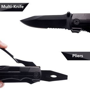 All In One Multi Pliers Knife Tool With Bits Set 17