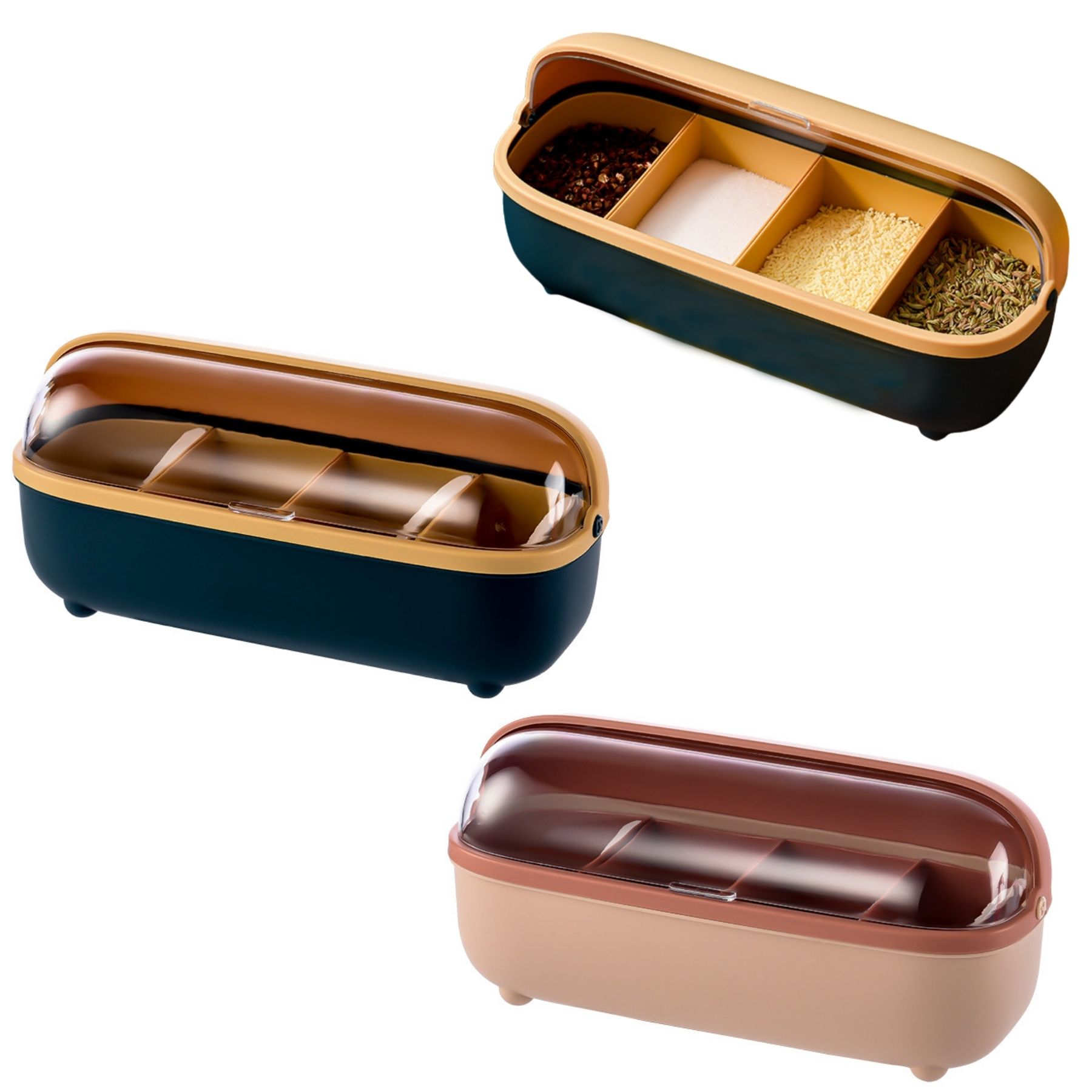 Capsule Shaped Condiment Box 2