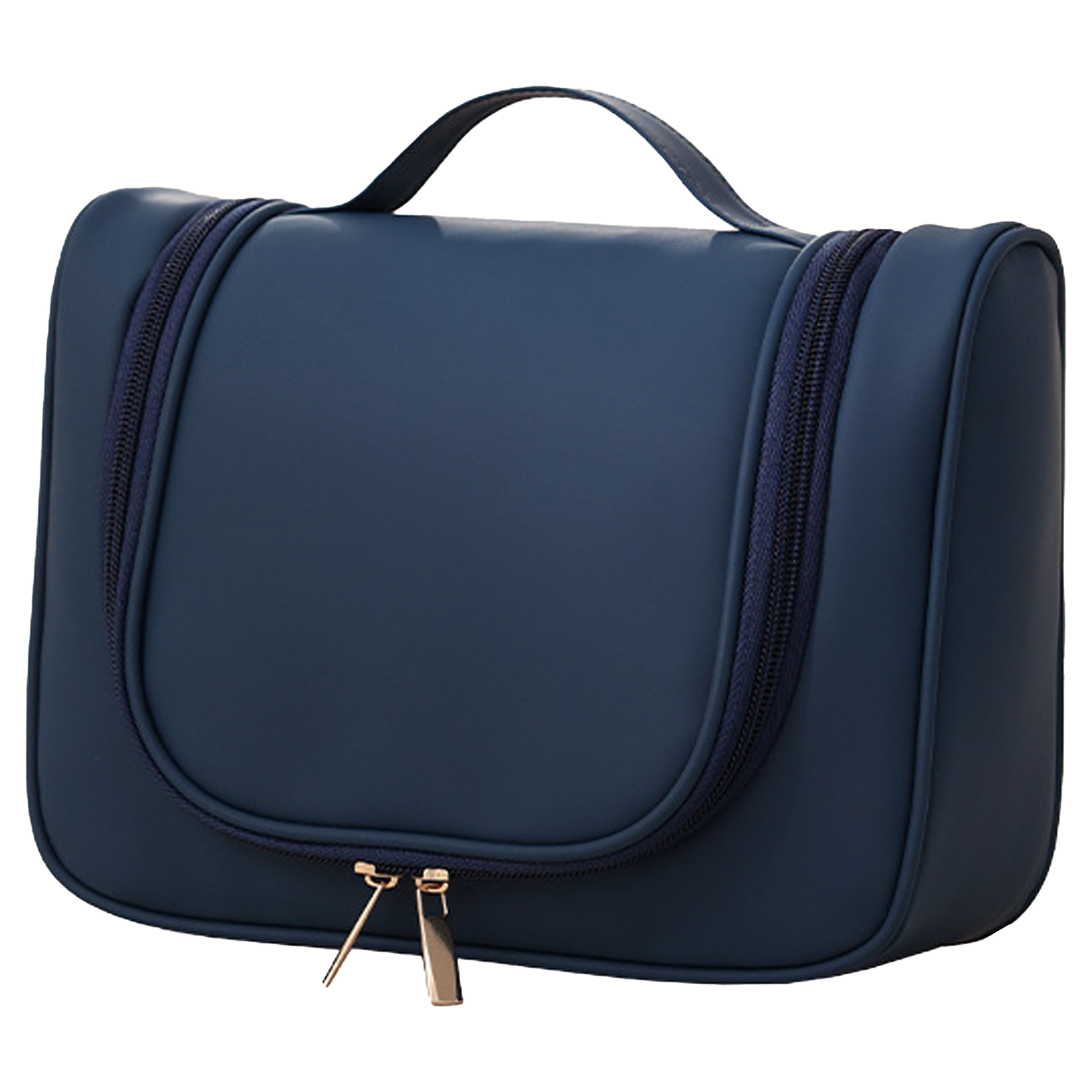 Leather Large Capacity Portable Toiletry And Makeup Bag 10