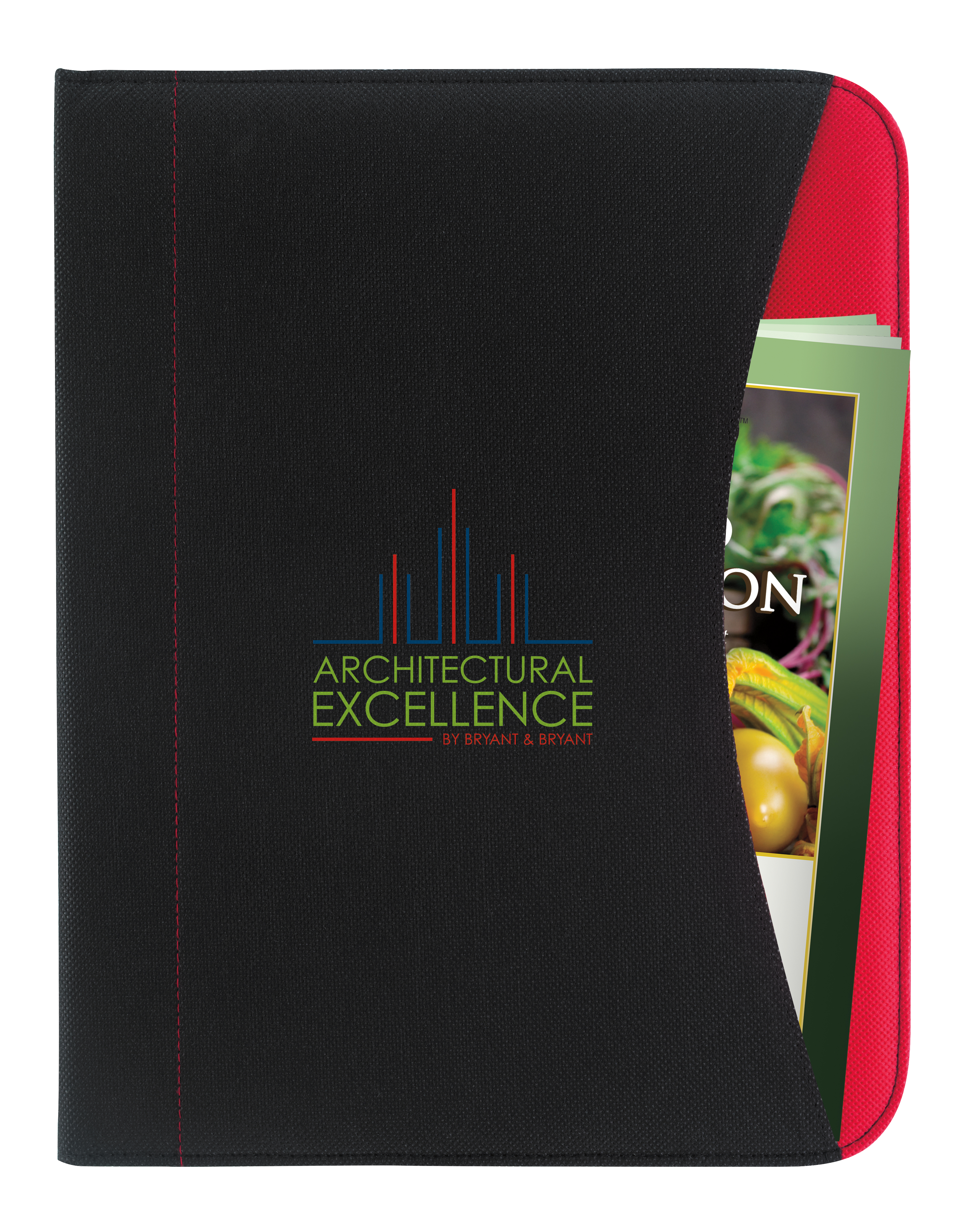 Good Value™ Non-Woven Curve Padfolio 25