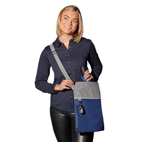 Double Heather RPET Crossbody Tote 7