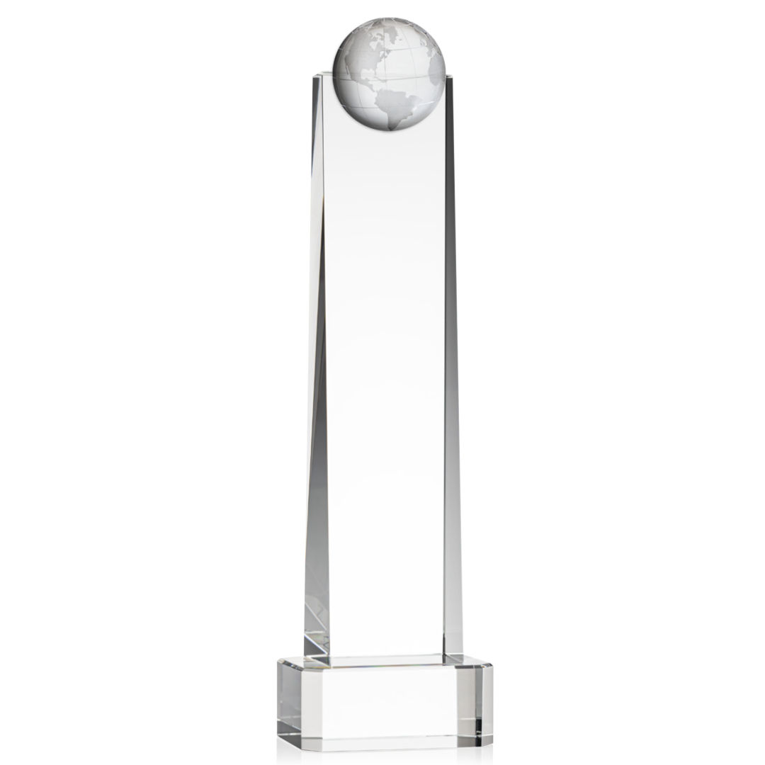 Sherbourne Globe Award on Base - Clear 10