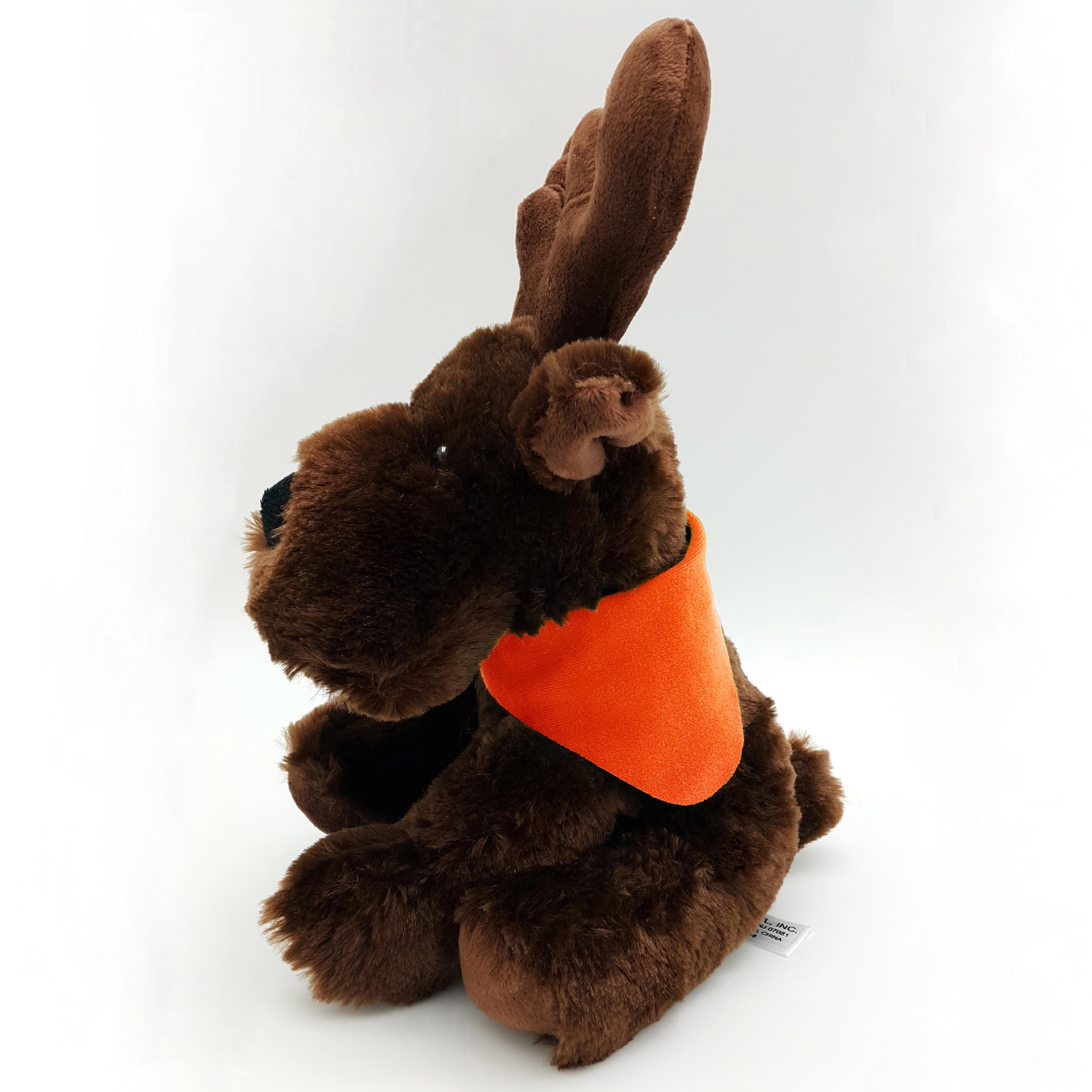 8" Brown Plush Moose 8