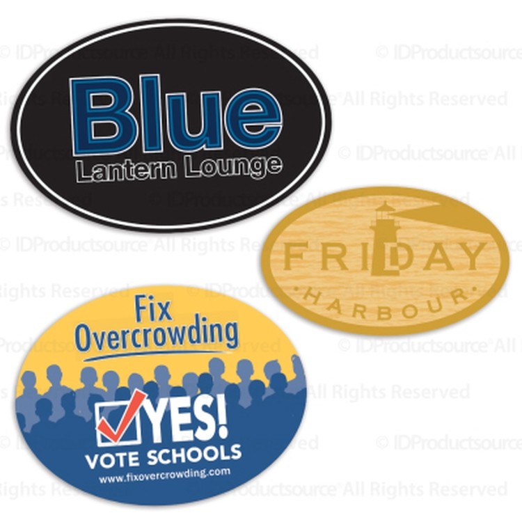 1.5" x 2.5" Oval Sticker 1