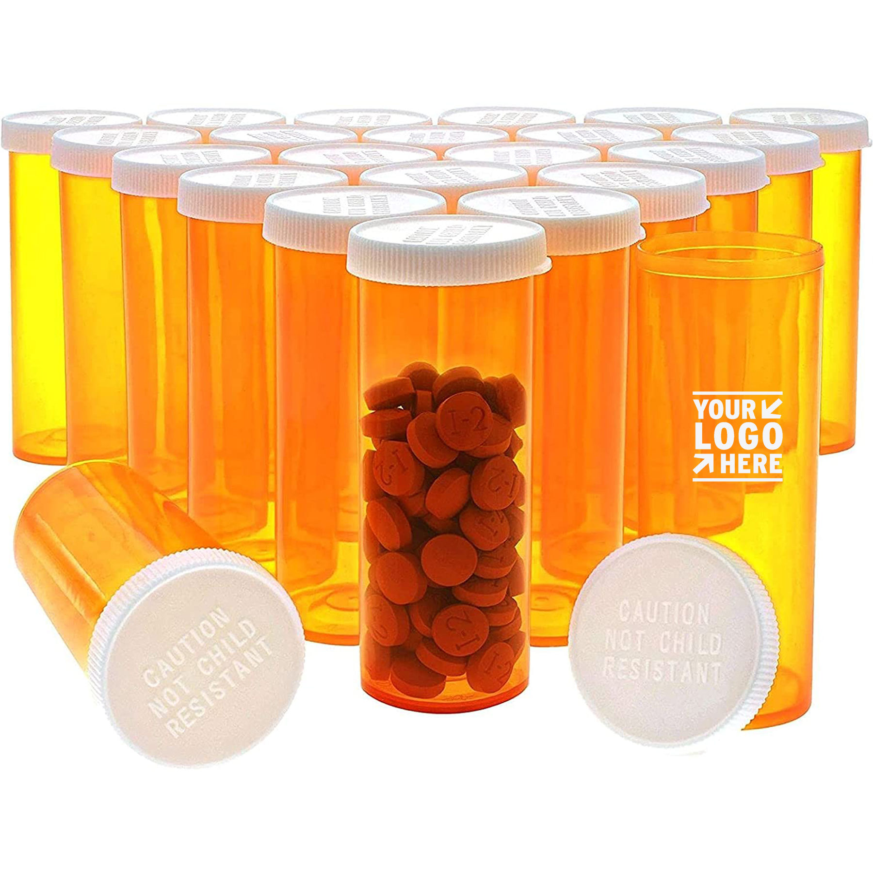 Reusable Empty Prescription Pill Bottles