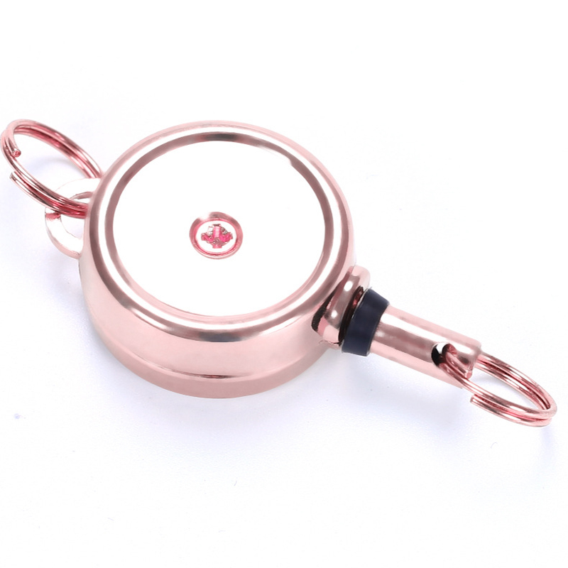 Telescopic Metal Badge Reel with Key Ring 10