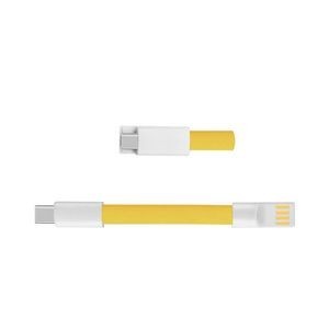 2 In 1 Keychain Charging USB C Cable With Micro USB Option 4