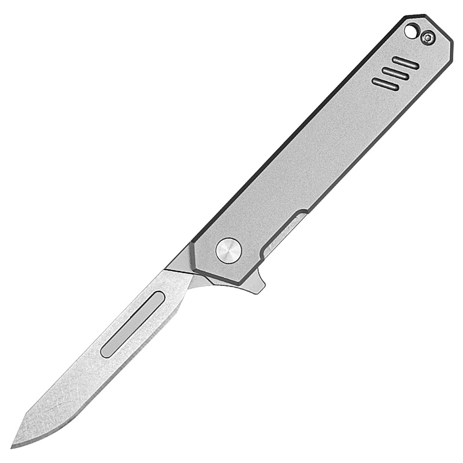 Pocket Folding Knife Titanium Handles 2