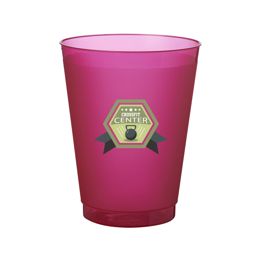 Flexible Frosted Plastic Stadium Cups 16 oz. 4