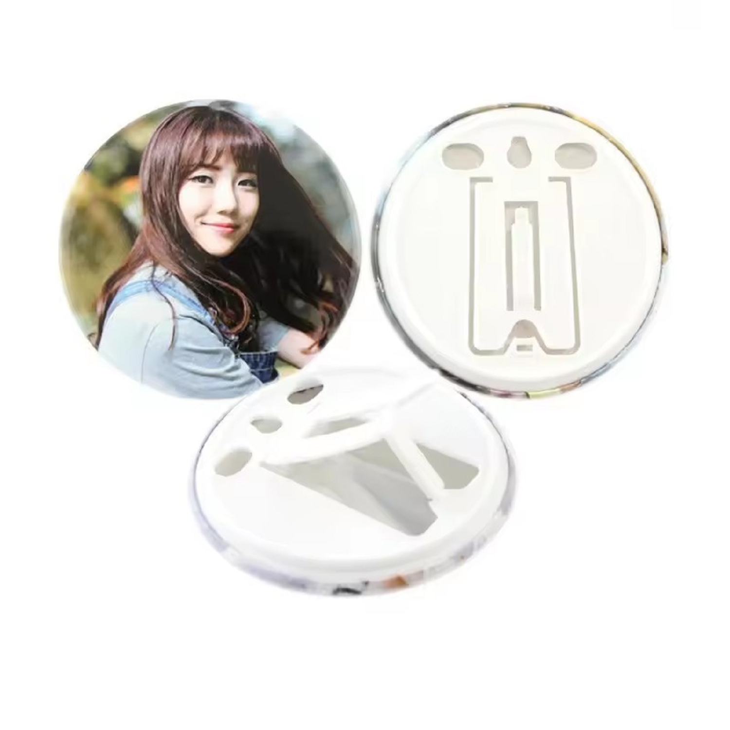2.95" Full Color Round Tin Photo Stand 4