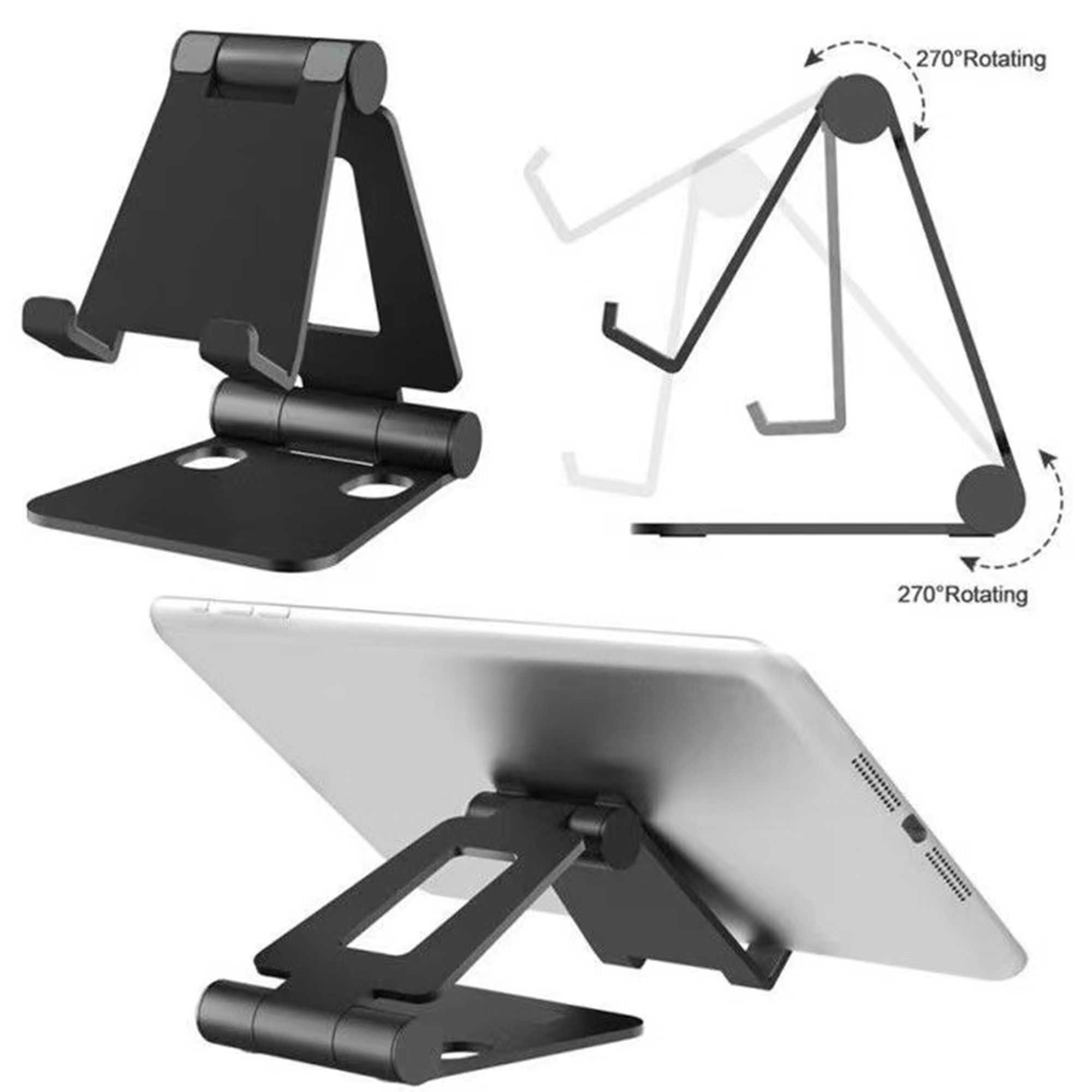 Dual Folding Cell Phone Holder Stand 3