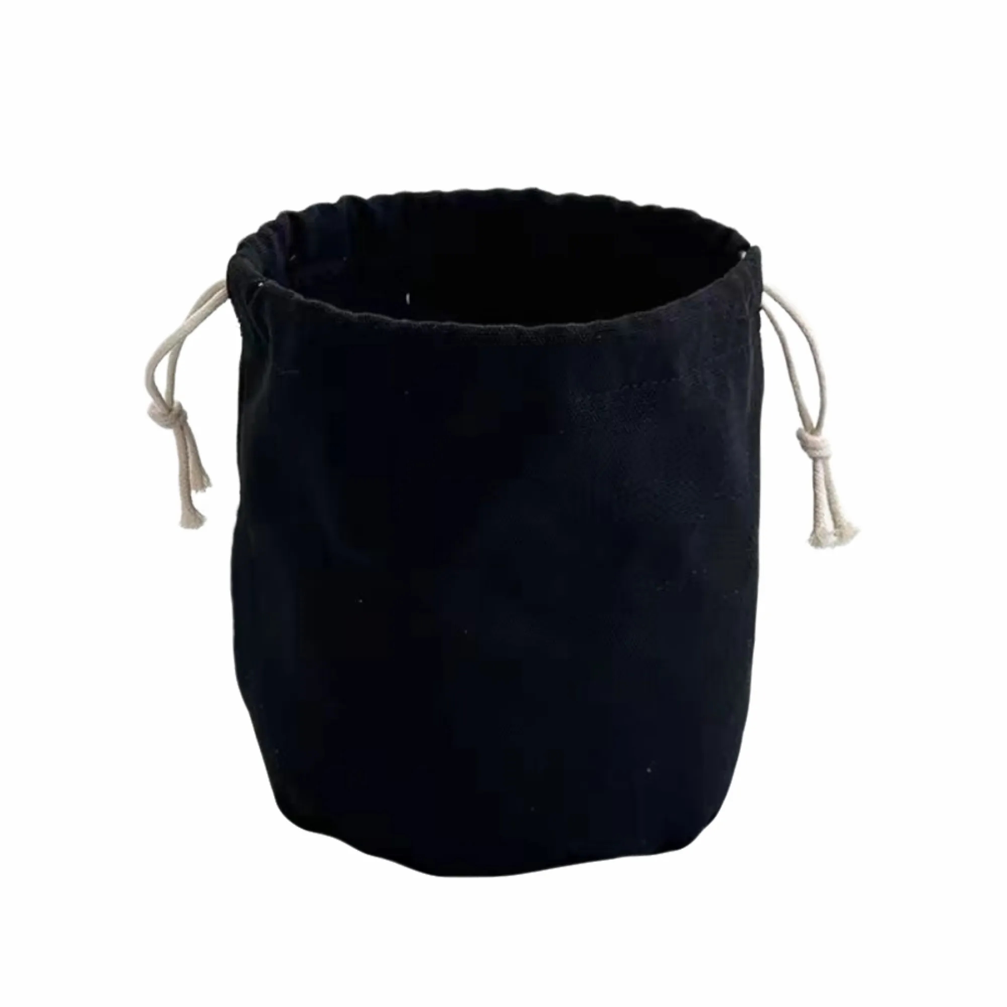 Custom LOGO Reusable Canvas Drawstring Dust Pouch 5