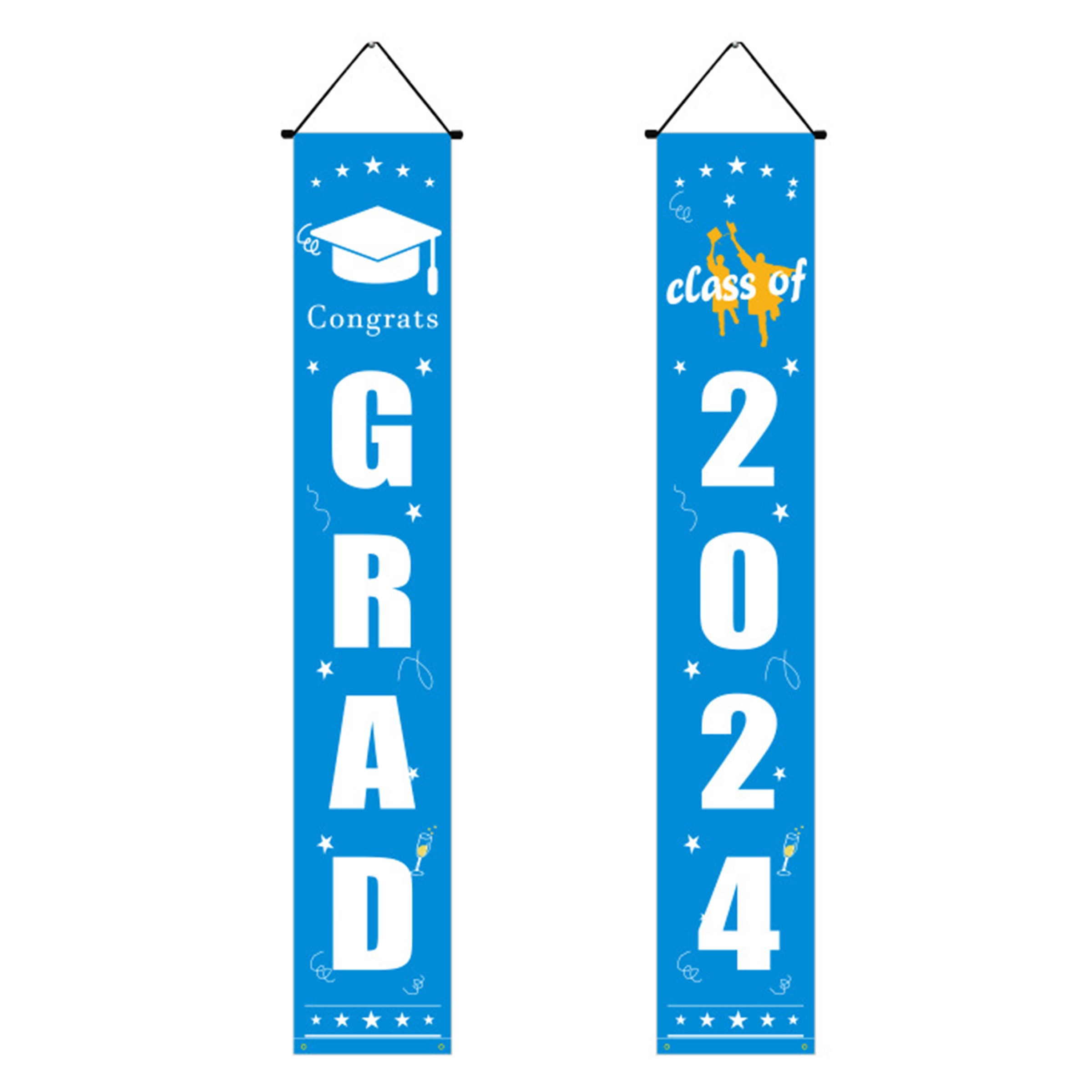 Polyester Graduation Season Event Party Decoration Couplet 11
