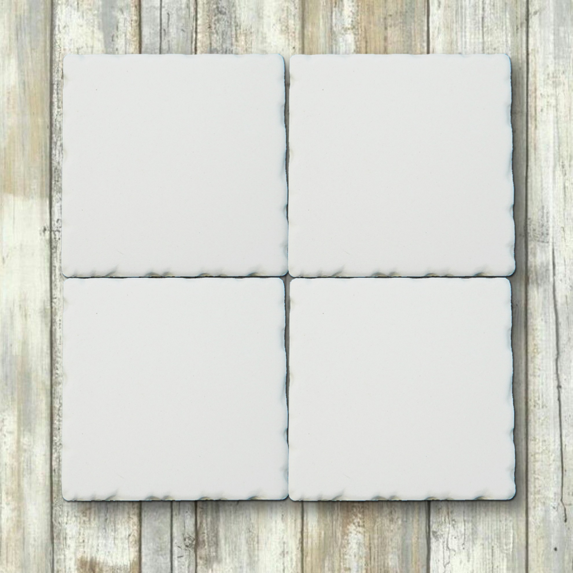 4 Custom Printed Ceramic Stone Magnet Puzzle with Chiseled Edge 7