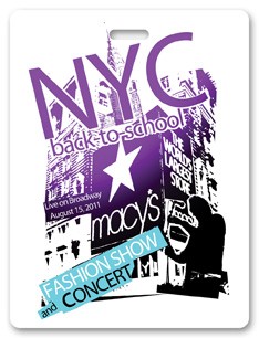 USA Made Laminated Event Tag (3"x4") Rectangle