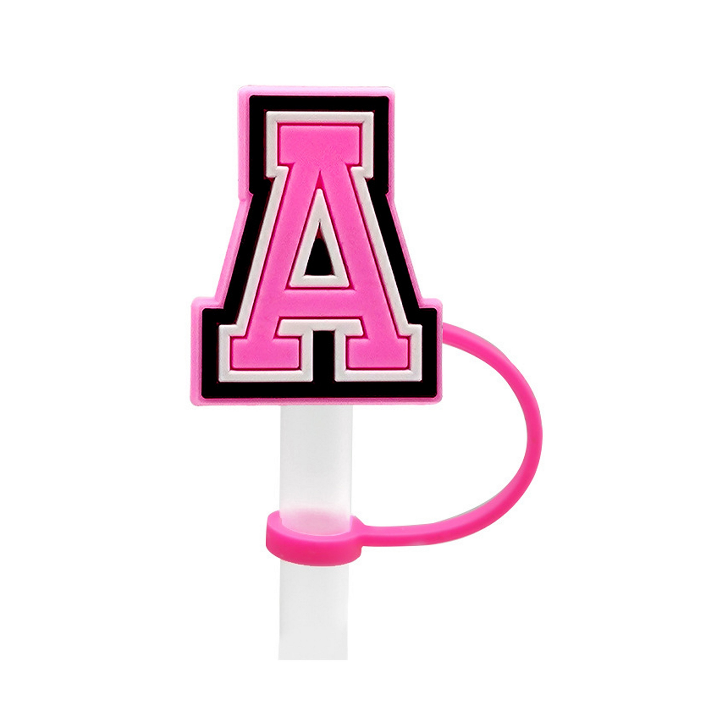 Decorative Letter Style Straw Topper 5