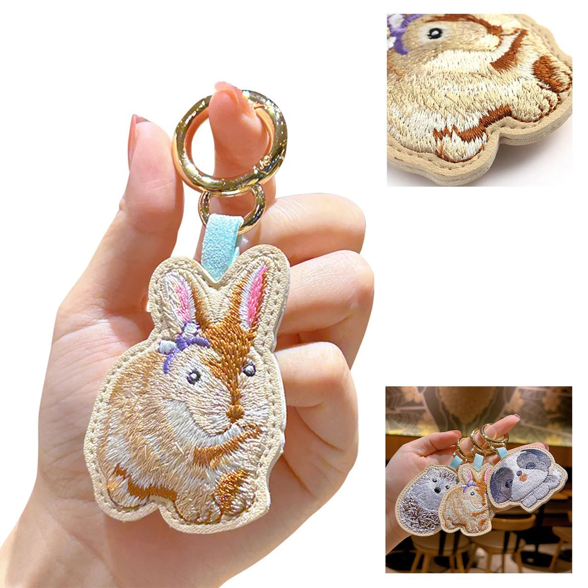 PU Leather Lightweight Key Holder 5