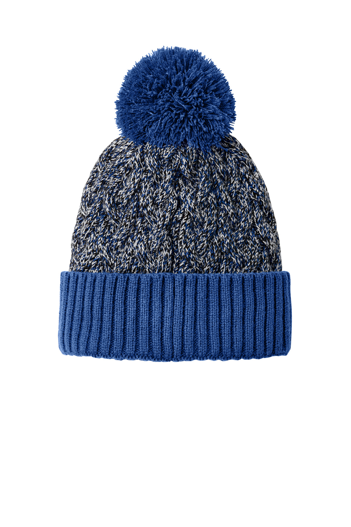 New Era Marled Knit Pom Beanie NE910 24
