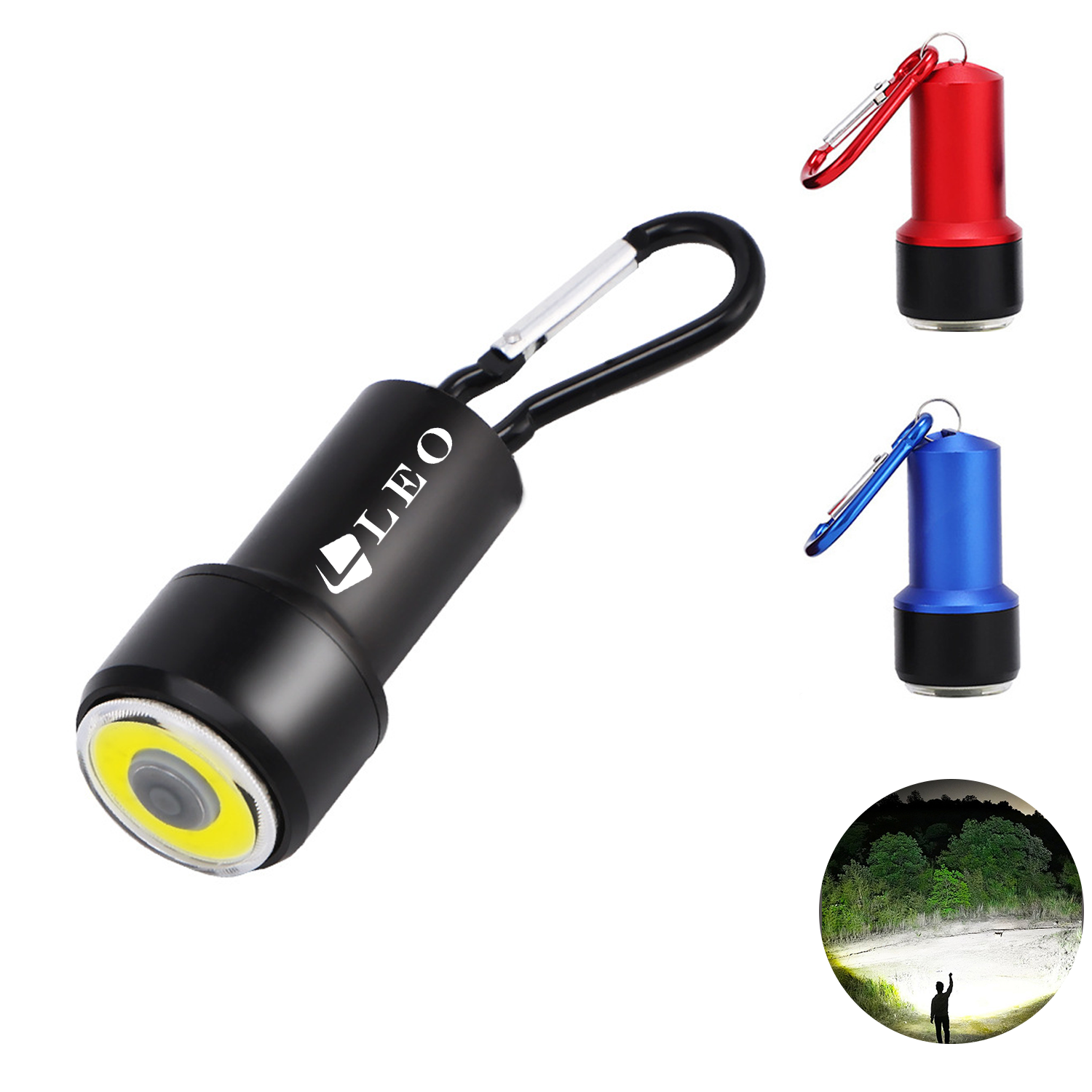 Mini Flashlight w/ Carabiner 1