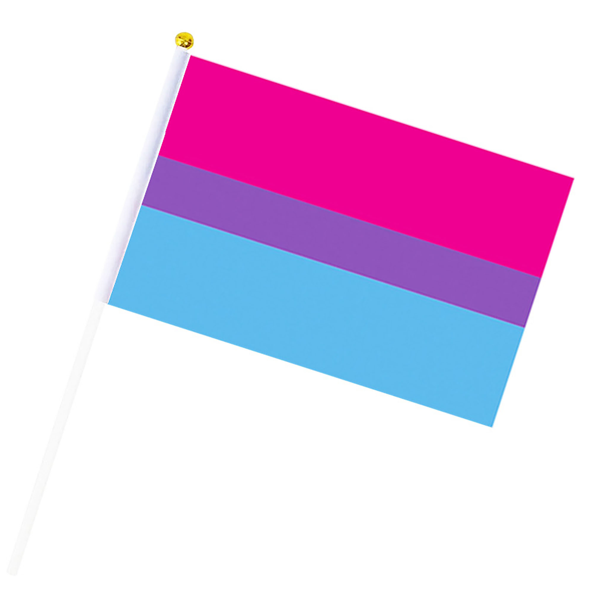 Rainbow Pride Vibrant Handheld Waving Flag 6