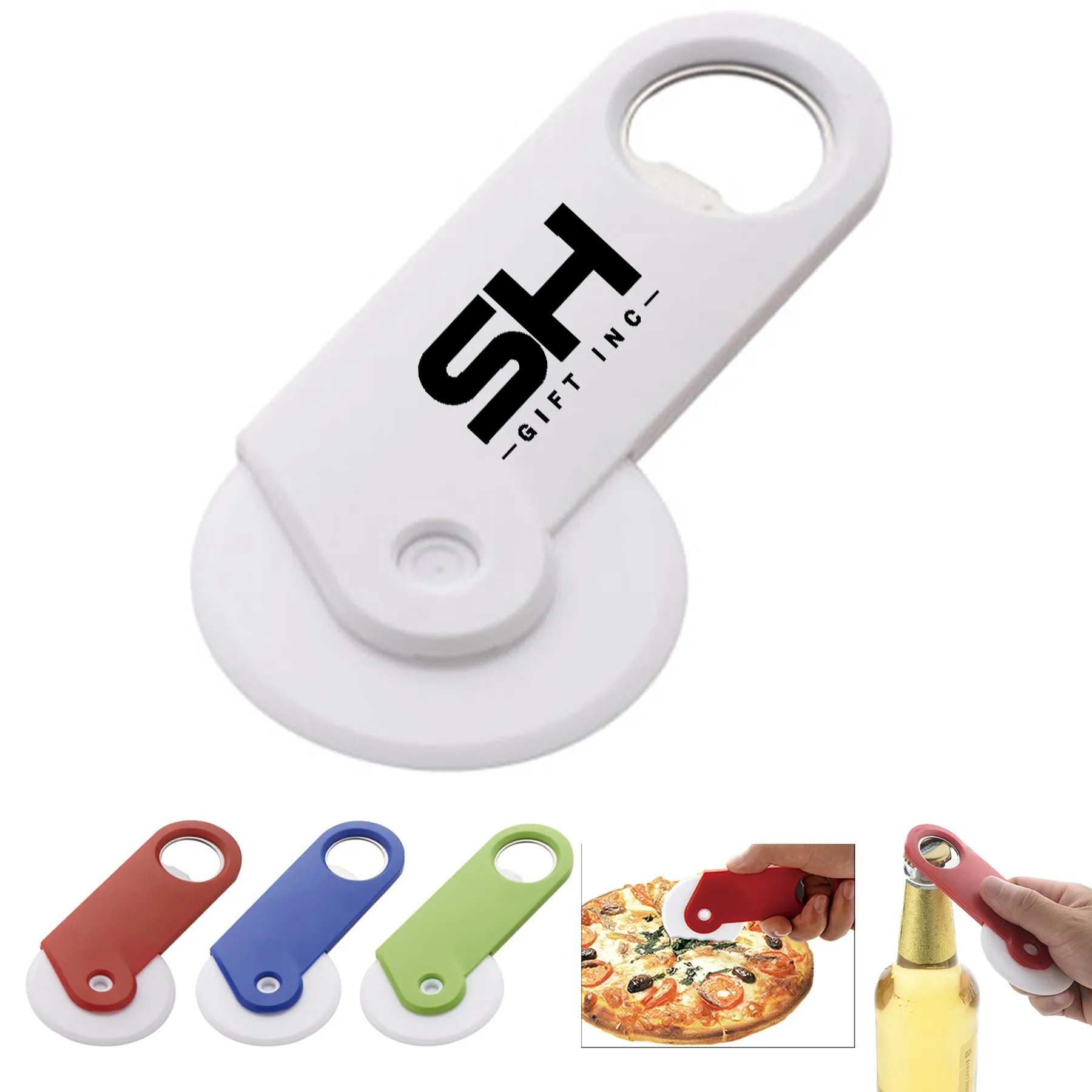 Pizza Roller Cutter with Bottle Opener 2