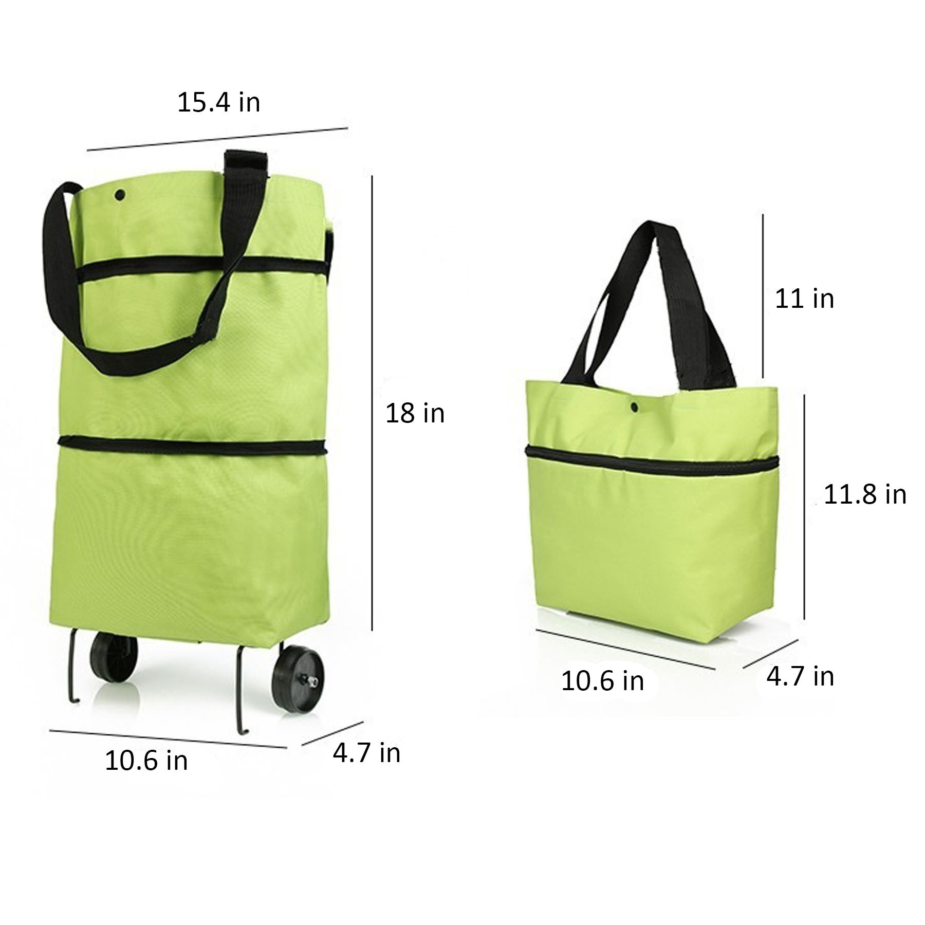Folding Shopping Cart With Wheel 5