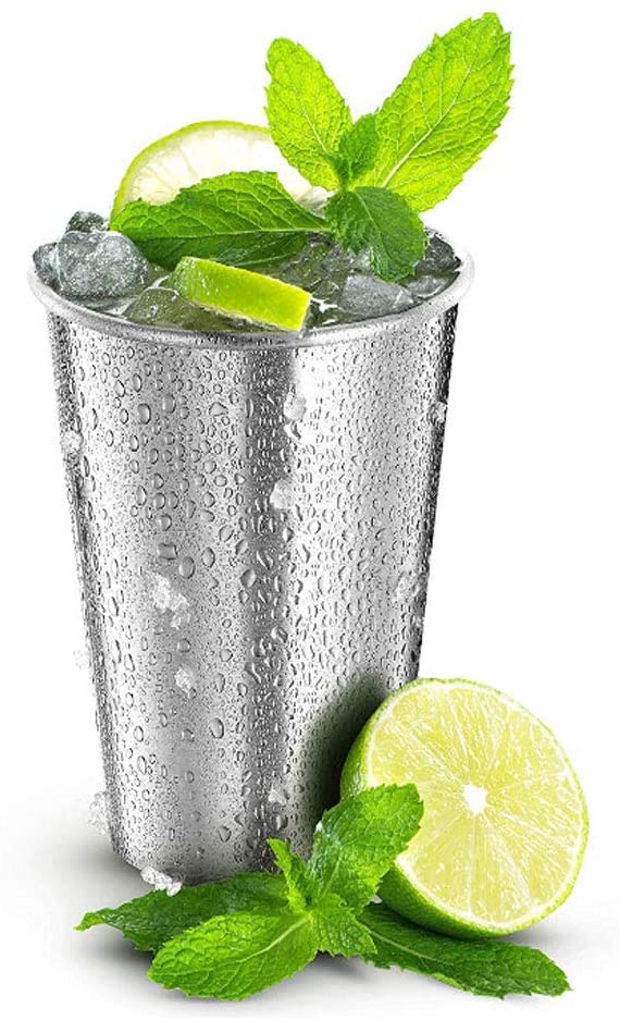 9 OZ Stainless Steel Pint Shatterproof Cup Tumblers 6