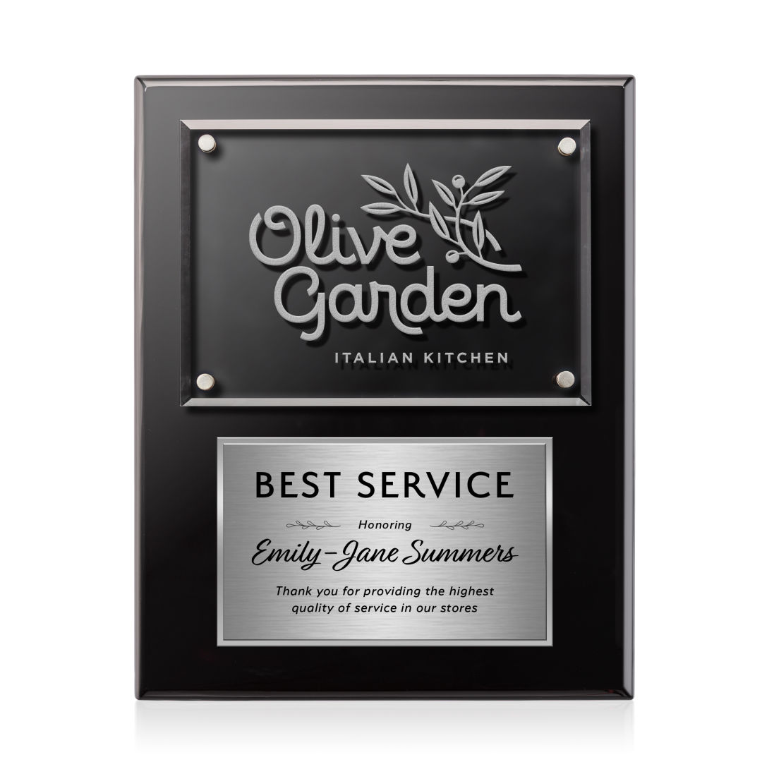 Gossamer Plaque - Black/Silver 2