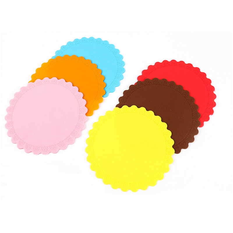 Thicken Silicone Rose Water Coaster 3